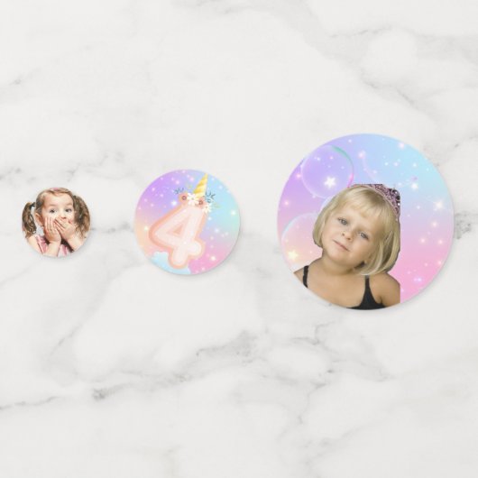 Magisches Party Confetti Konfetti (Vorderseiten)