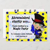 Magisches Party Einladung (Vorne/Hinten)