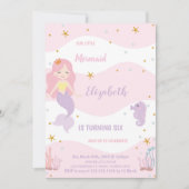 Magisches Party für Mädchen Einladung (Vorderseite)