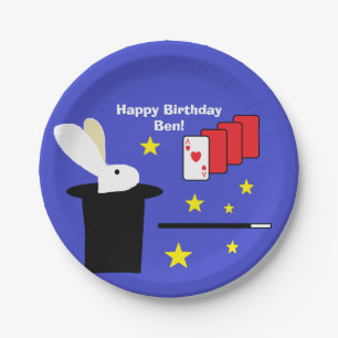 "Magisches Party-" personalisierter PapierTeller