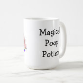 Magisches Patticorn kacken Trank-Tasse Kaffeetasse (VorderseiteRechts)