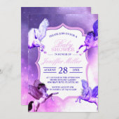 Magisches Pegasus Universum. Einladung (Vorne/Hinten)