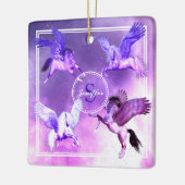 Magisches Pegasus Universum. Keramikornament (Links)