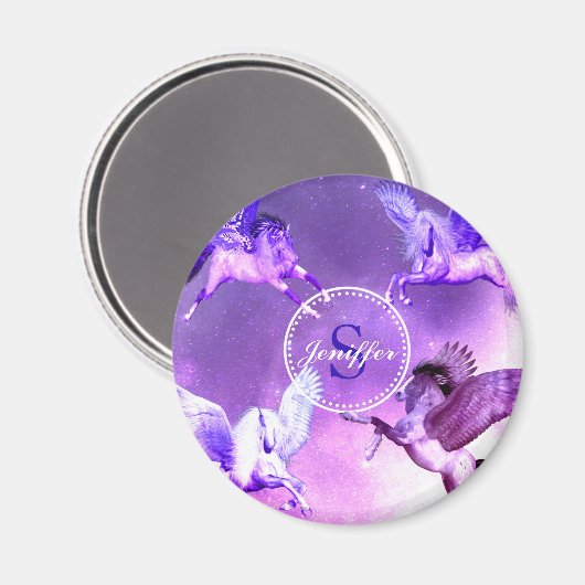 Magisches Pegasus Universum. Magnet (Vorderseite/Rückseite)