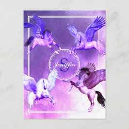 Magisches Pegasus Universum. Postkarte