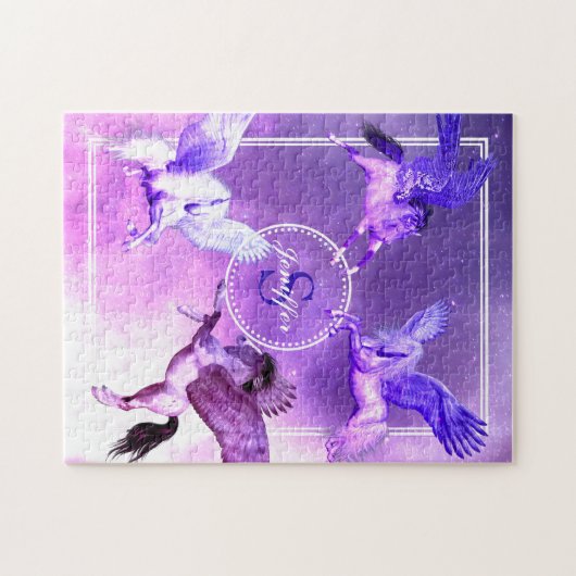 Magisches Pegasus Universum. Puzzle (Horizontal)