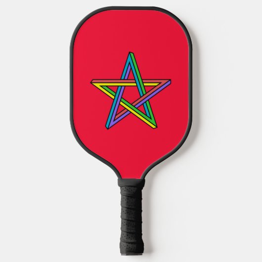 Magisches Pentagramm Poster Pickleball Schläger (Vorderseite)