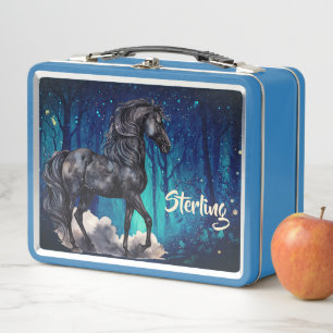 Magisches Pferd Custom School Metall Brotdose