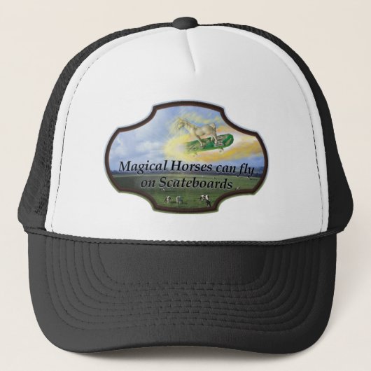Magisches Pferd Truckerkappe (Vorderseite)