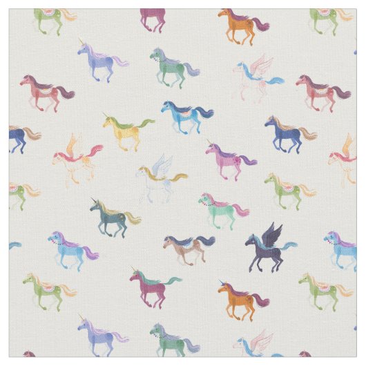 Magisches Pferdegewebe Stoff (Nahaufnahme)