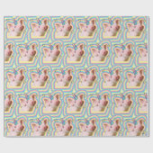 Magisches Piglet Unicorn Geschenkpapier (Flach)