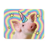 Magisches Piglet Unicorn Magnet (Horizontal)