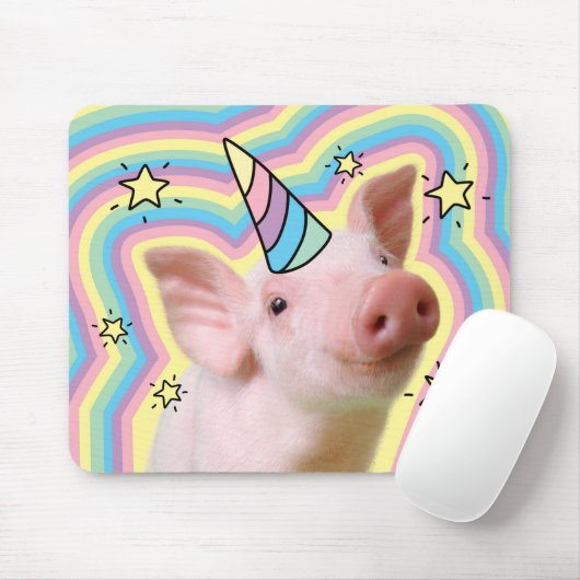 Magisches Piglet Unicorn Mousepad (Mit Mouse)