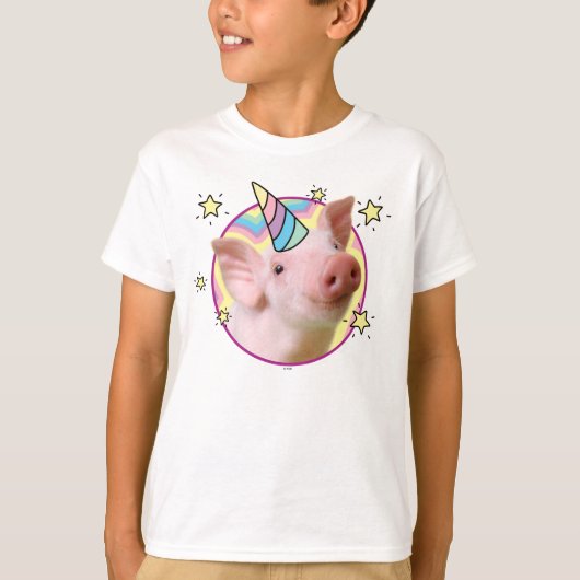 Magisches Piglet Unicorn T-Shirt (Vorderseite)