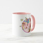 Magisches Piglet Unicorn Tasse (VorderseiteRechts)