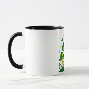 Magisches Pilzdorf mit Leuchteffekt Tasse