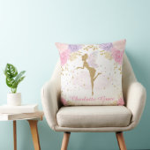 Magisches Pink-Lavendel-Fairy-Baby-Mädchen Kissen (Stuhl )