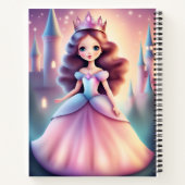 Magisches Princess Spiral Notebook - Zauberhafte F Notizblock (Rückseite)
