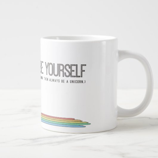 Magisches Pugicorn Jumbo-Tasse (Rechts)