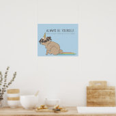 Magisches Pugicorn Poster (Küche)