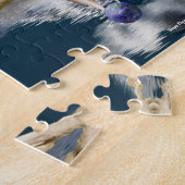 Magisches Puzzle aus Weiß und Planeten Fantasie Ar (Seite)