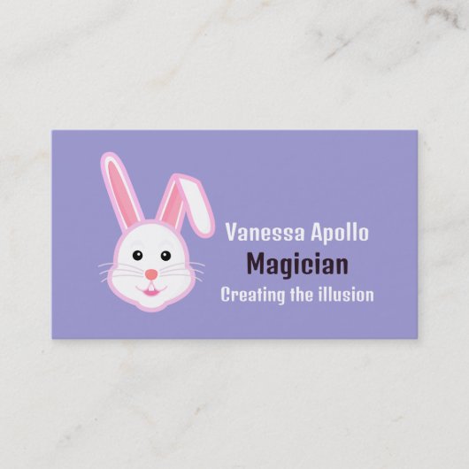 Magisches Rabbit Visitenkarte (Vorderseite)