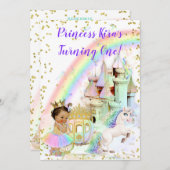 Magisches Rainbow-Prinzessin-Burg, Beförderungsuni Einladung (Vorne/Hinten)