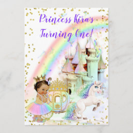 Magisches Rainbow-Prinzessin-Burg, Beförderungsuni Einladung