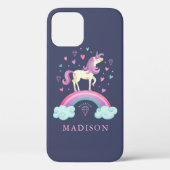 Magisches Rainbow Unicorn Case-Mate iPhone Hülle (Rückseite)