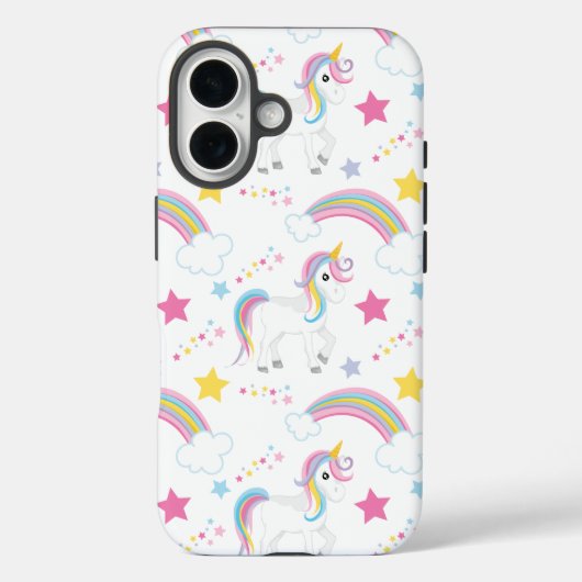 Magisches Rainbow Unicorn Case-Mate iPhone Hülle (Rückseite)