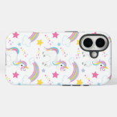 Magisches Rainbow Unicorn Case-Mate iPhone Hülle (Rückseite (Horizontal))