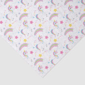 Magisches Rainbow Unicorn Seidenpapier (Ausschnitt)