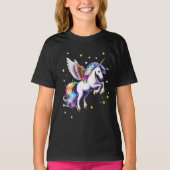 Magisches Rainbow Unicorn T-Shirt (Vorderseite)