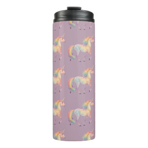 Magisches Regenbogen-Einhorn Personalisiert Thermosbecher
