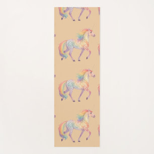 Magisches Regenbogen-Einhorn Personalisiert Yogamatte