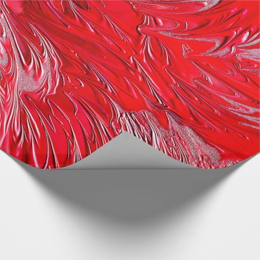 Magisches Rot Geschenkpapier (Ecke)
