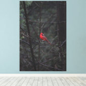 Magisches Rot Leinwanddruck (Insitu (Holzboden))
