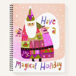 Magisches Santa Sketch-Notebook Notizblock