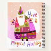 Magisches Santa Sketch-Notebook Notizblock (Rückseite)