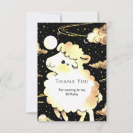 Magisches Schaf zum Geburtstag Dankeskarte