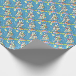 MAGISCHES SCHEUNENKÄUZCHEN, OSTEREI-KORB-GESCHENKP GESCHENKPAPIER