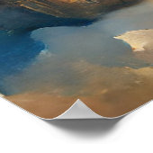 Magisches Schloss, Schloss, Märchen in Himmel, Wun Poster (Ecke)