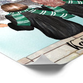 Magisches Schlossassistent Portrait, Wizards Print Poster (Ecke)