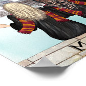 Magisches Schlossassistent Portrait, Wizards Print Poster (Ecke)