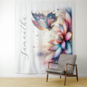 Magisches Schmetterlingsfoto Hintergrund des Party Wandteppich (Beispiel)