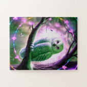 Magisches Schneeauuling im Baum Puzzle (Horizontal)