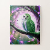 Magisches Schneeauuling im Baum Puzzle (Vertikal)