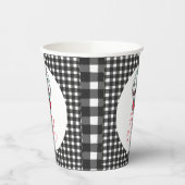 Magisches Schneeglobe Weihnachts-Party Pappbecher (Links)