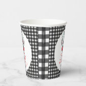 Magisches Schneeglobe Weihnachts-Party Pappbecher (Rechts)