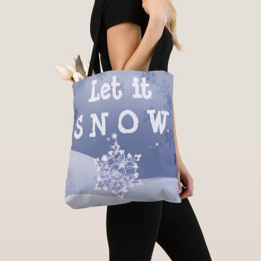 Magisches Schneewunder - Schnee Tasche (Von Nahem)